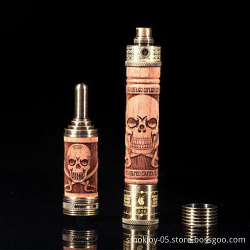N fire la2 wood atomizer, 2.5mL capacity, dual coil